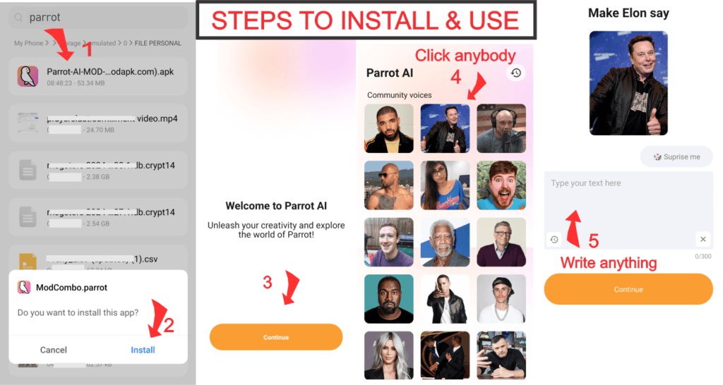 Parrot AI Mod Apk...