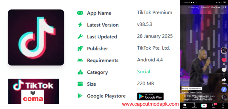 TikTok Premium MOD APK 38.5.3 (Pro Free) Download