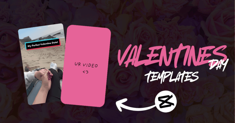 capcut valentine's day templates